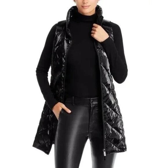 $ 180 Anorak Down Chevron Quilted Vest Size S,M,L - Picture 2 of 4